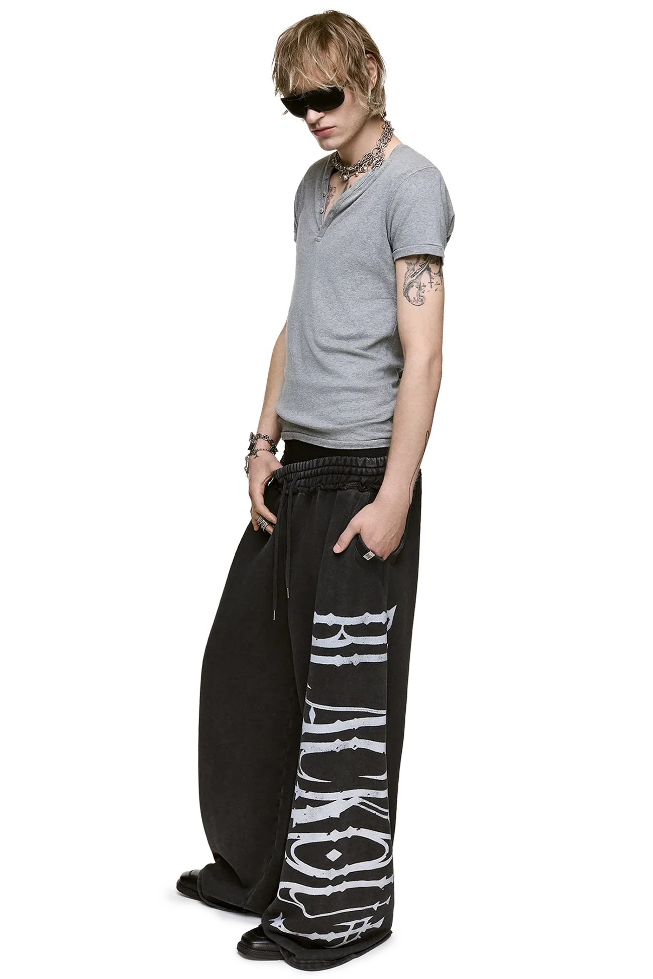 Blackout Washed Sweatpants - Image 5