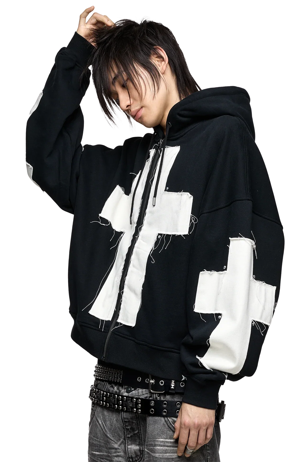 Blessed & Broken Zip Up Hoodie - Image 4