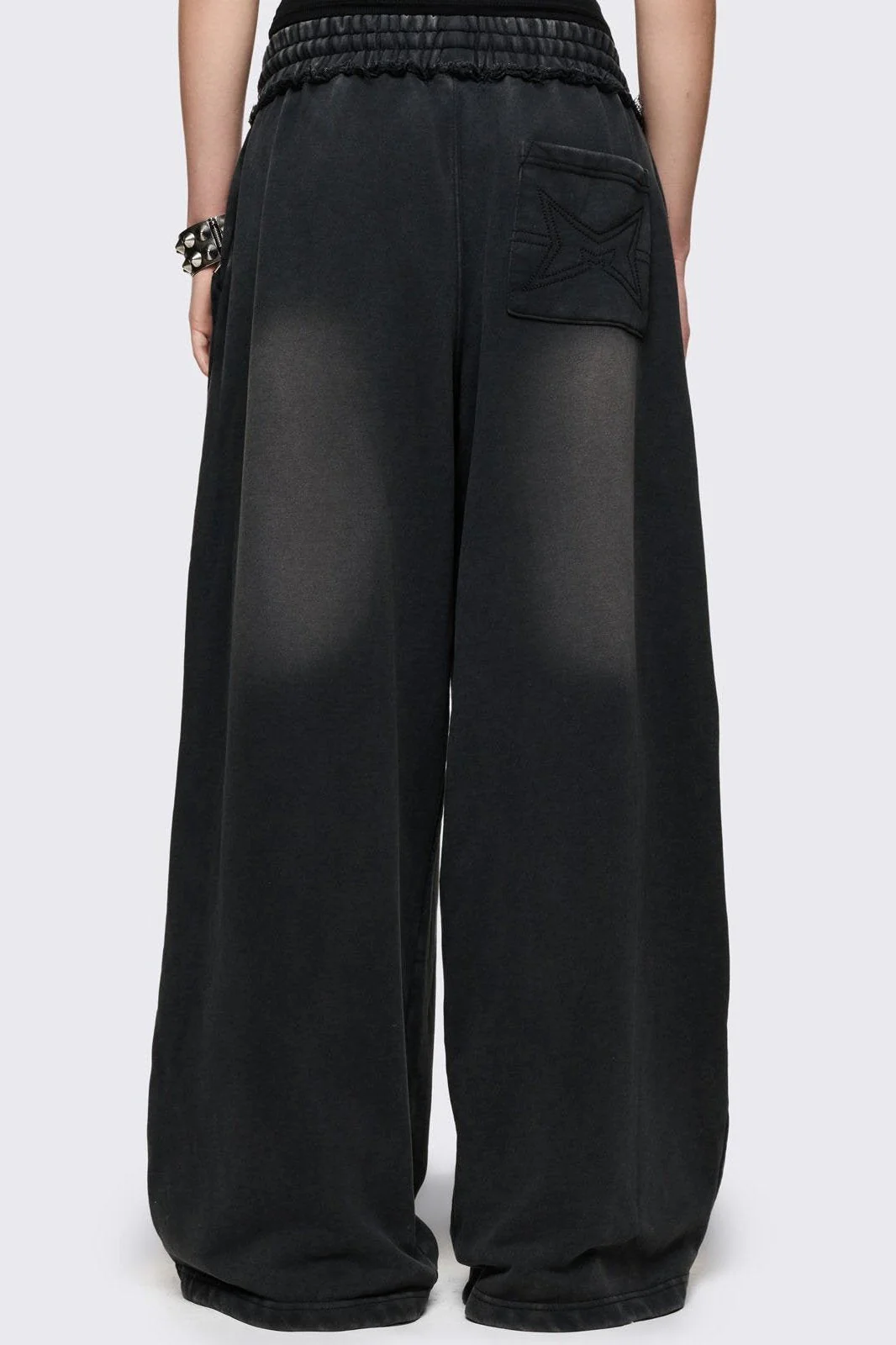 Blur Black Washed Sweatpants - Image 6
