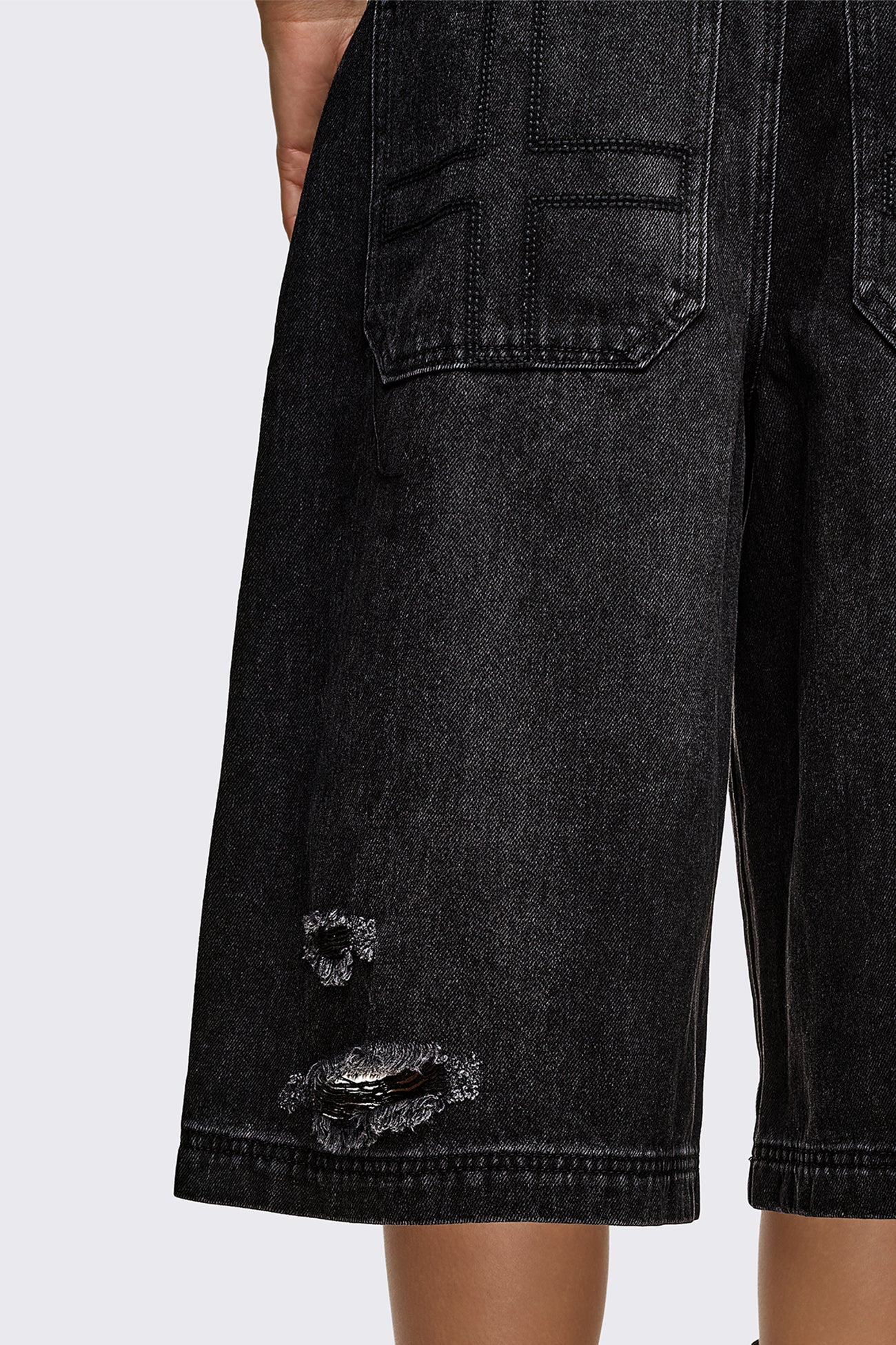 Brat Studded Distressed Jorts - Image 8