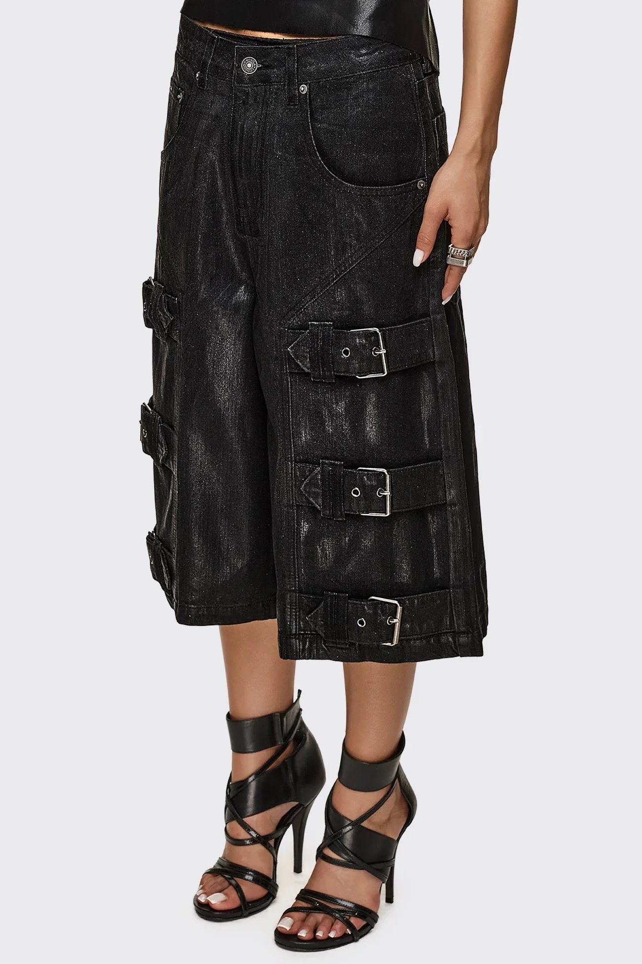 Buck Coated Jorts - Image 3