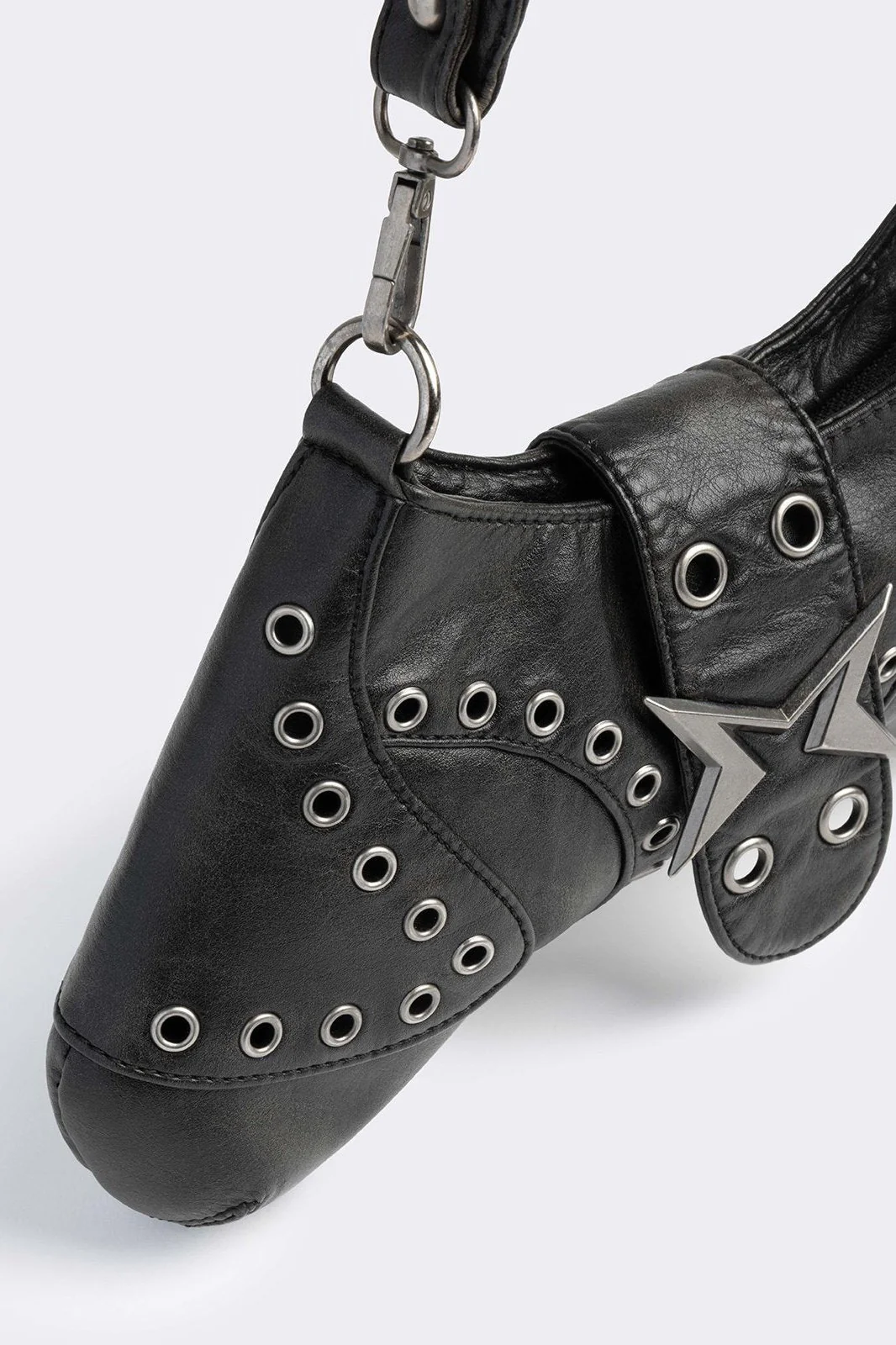 Charli Faux Leather Baguette Bag - Image 3