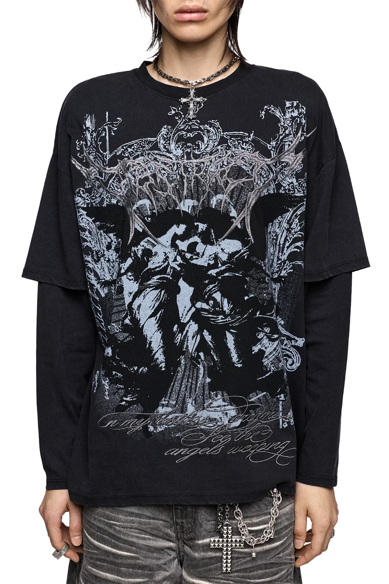 Dark Renaissance Layered T-Shirt - Image 3