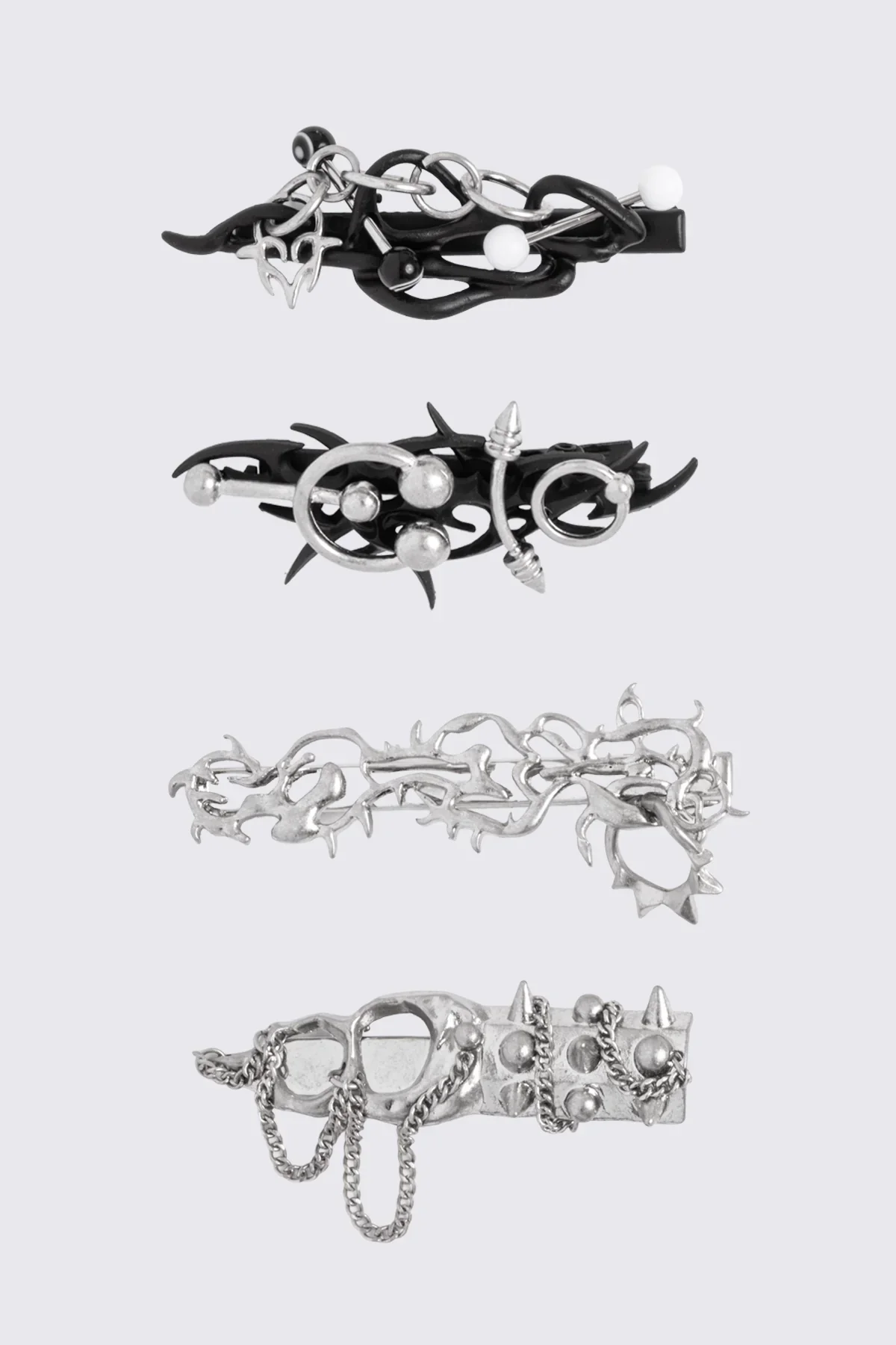 Elysium Metal Hair Clip Set - Image 2