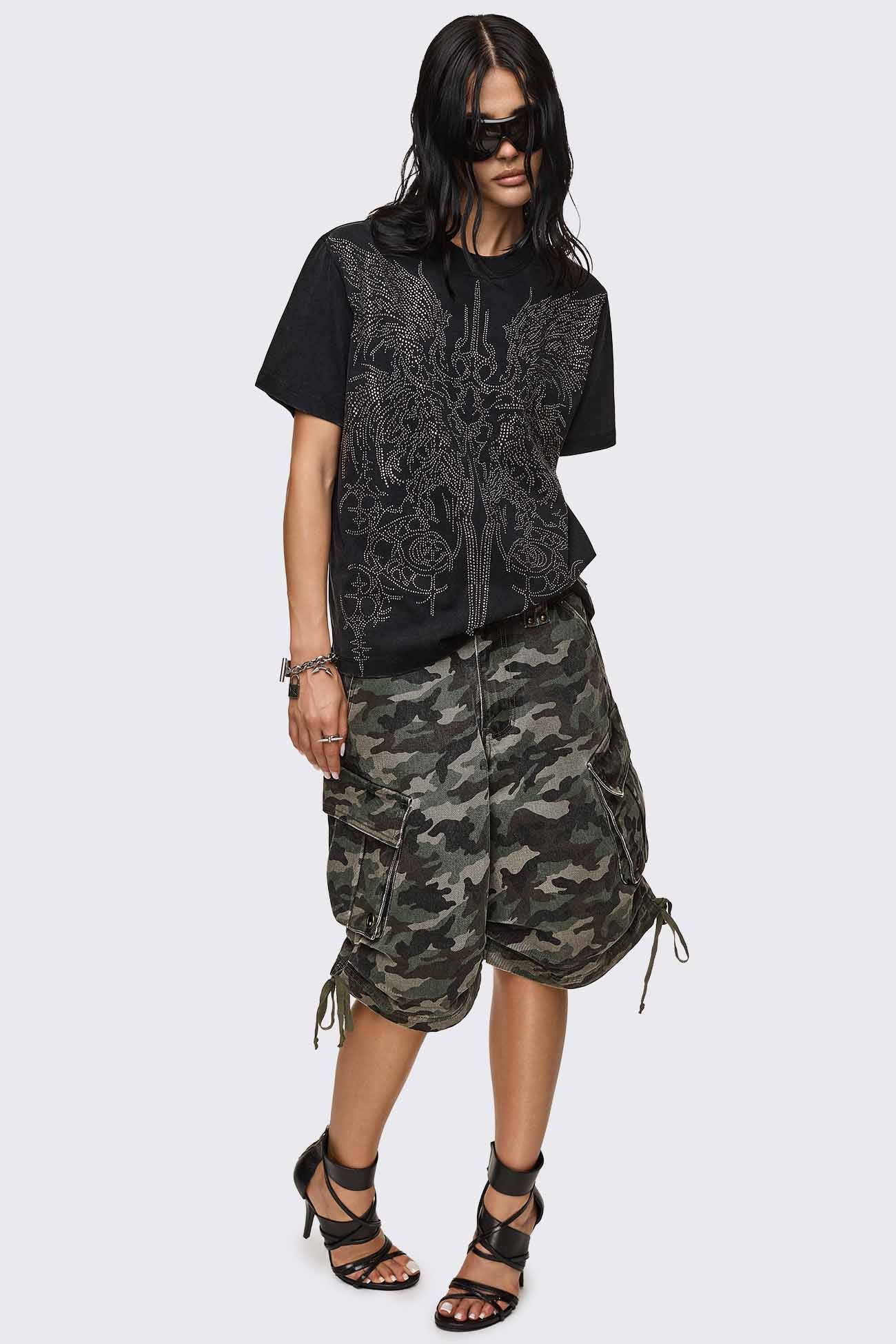 Elysium Sigil Rhinestone Graphic T-Shirt - Image 6
