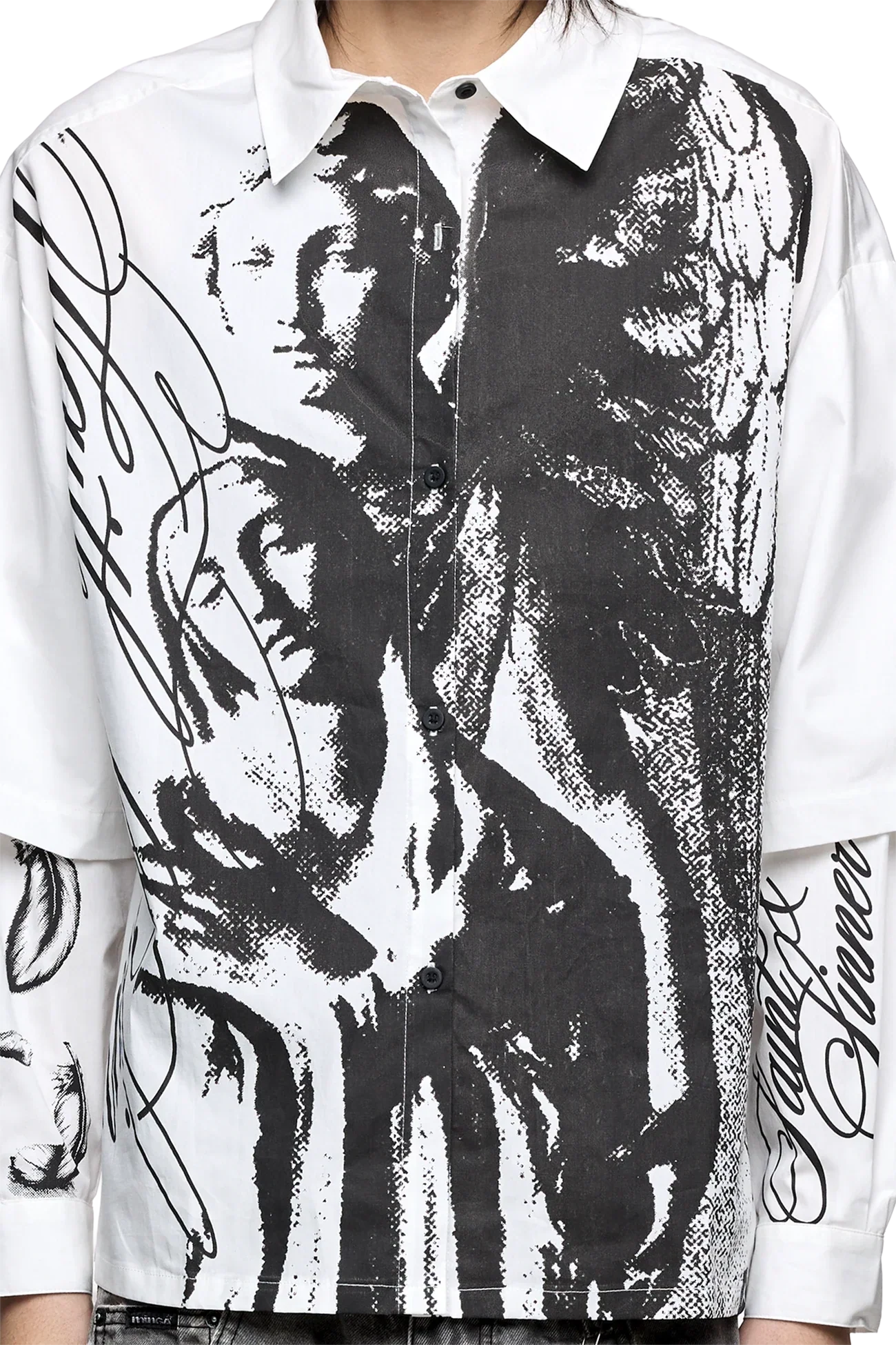 Faith & Sin Layered Shirt - Image 3