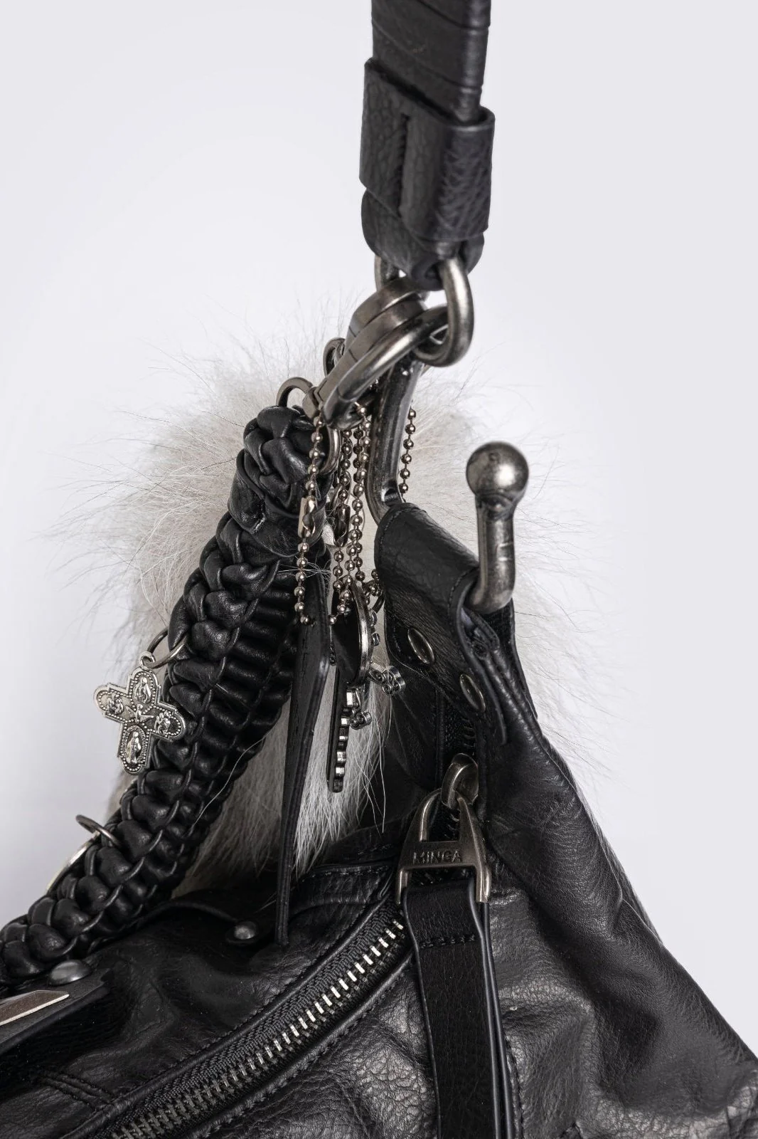Hester Faux Leather Shoulder Bag - Image 8