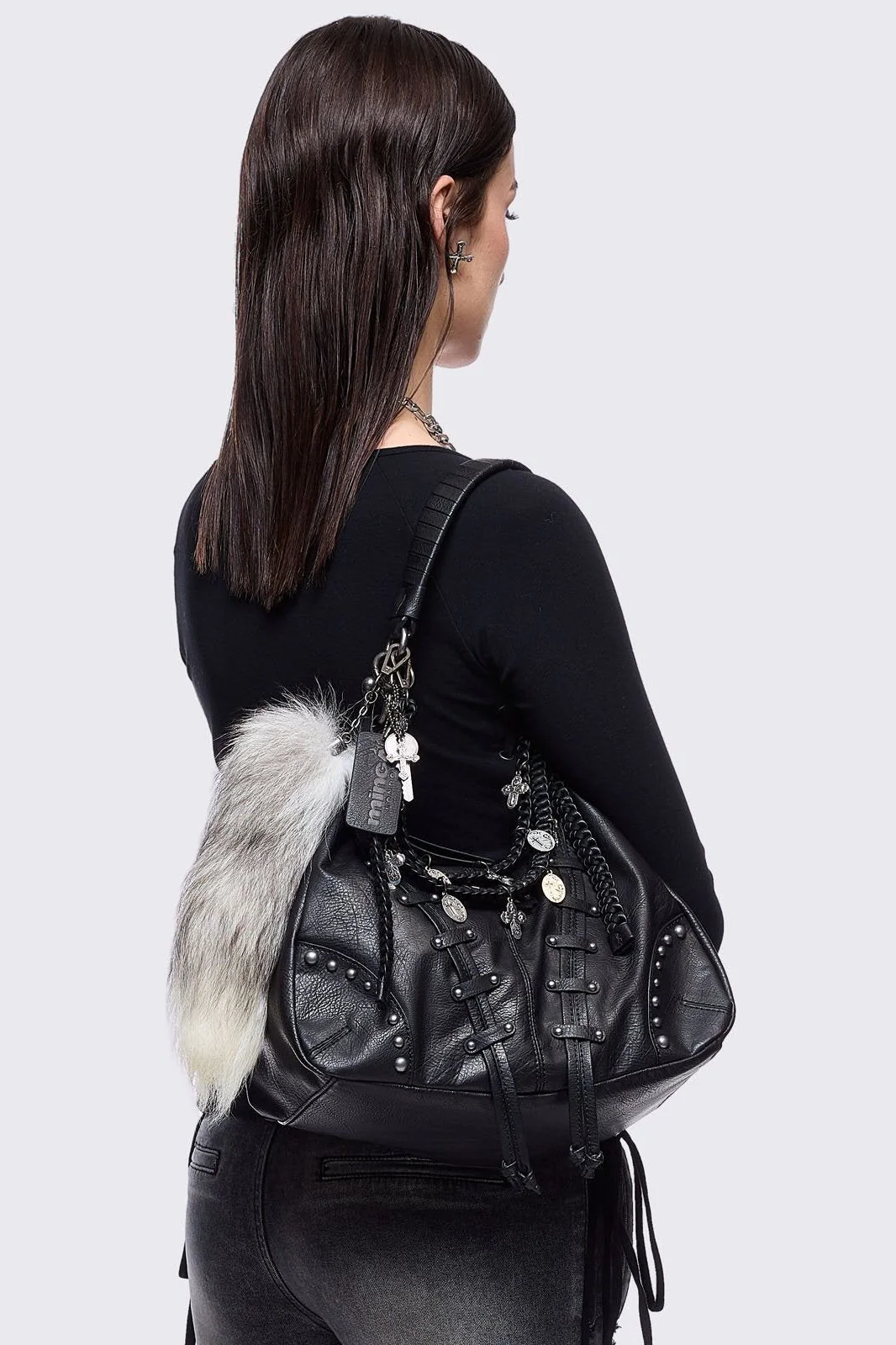 Hester Faux Leather Shoulder Bag - Image 9