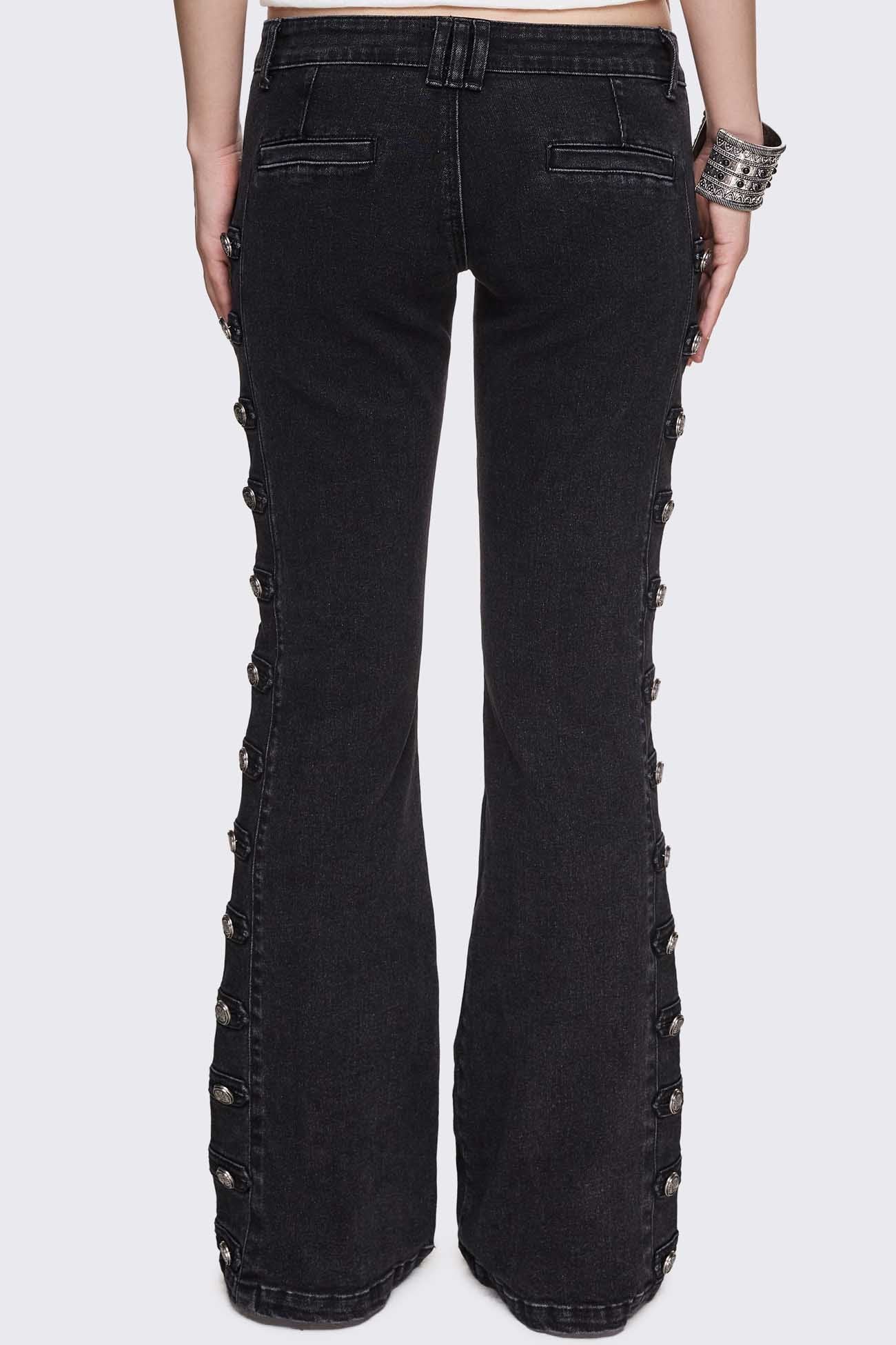 Hilda Military Flared Jeans - Image 6
