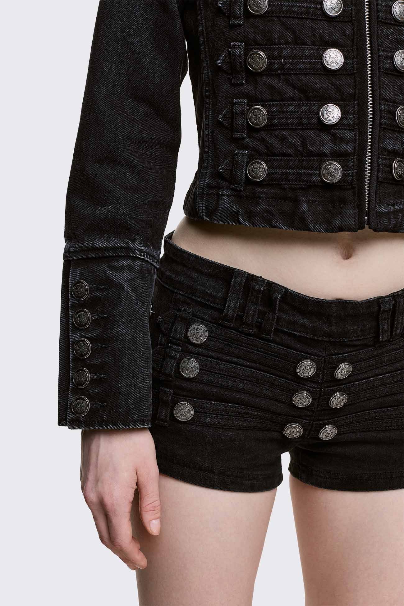 Hilda Military Denim Jacket - Image 6