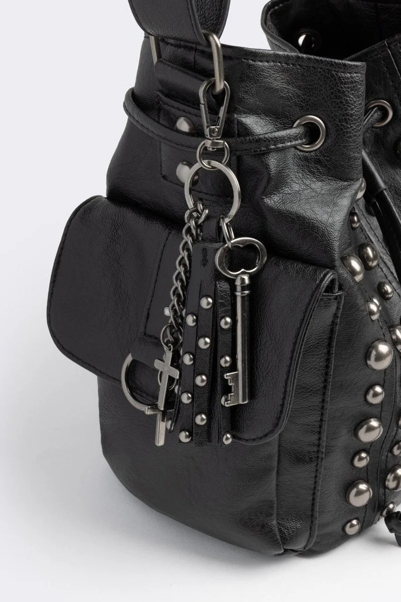 Kara Faux Leather Bucket Bag - Image 3