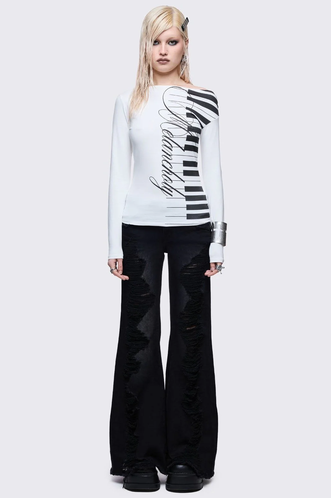 Melancholy Off-Shoulder Top - Image 2