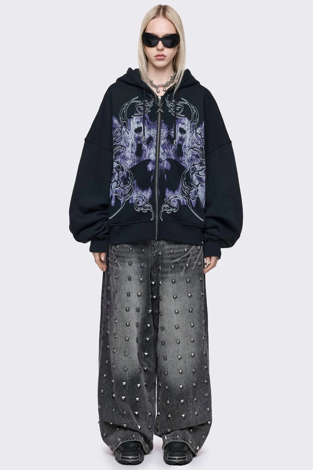 Murmur Zip Up Hoodie - Image 2
