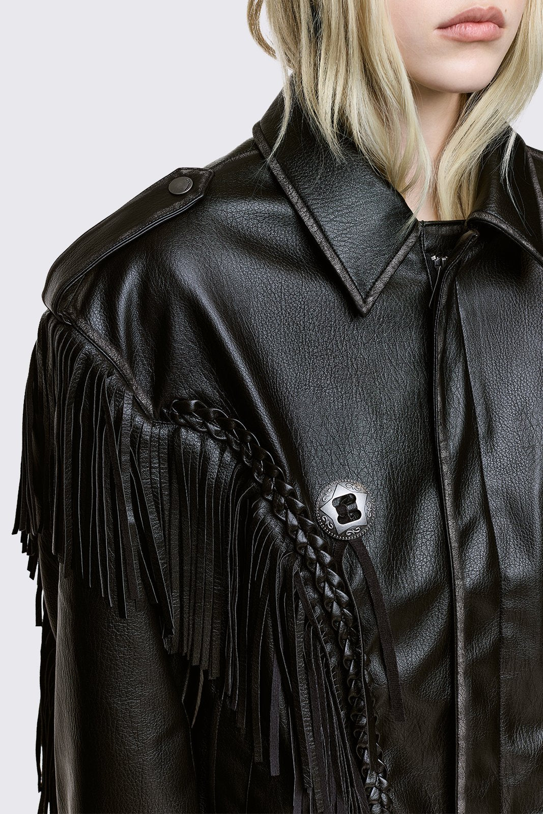 Nomad Fringe Biker Jacket - Image 3
