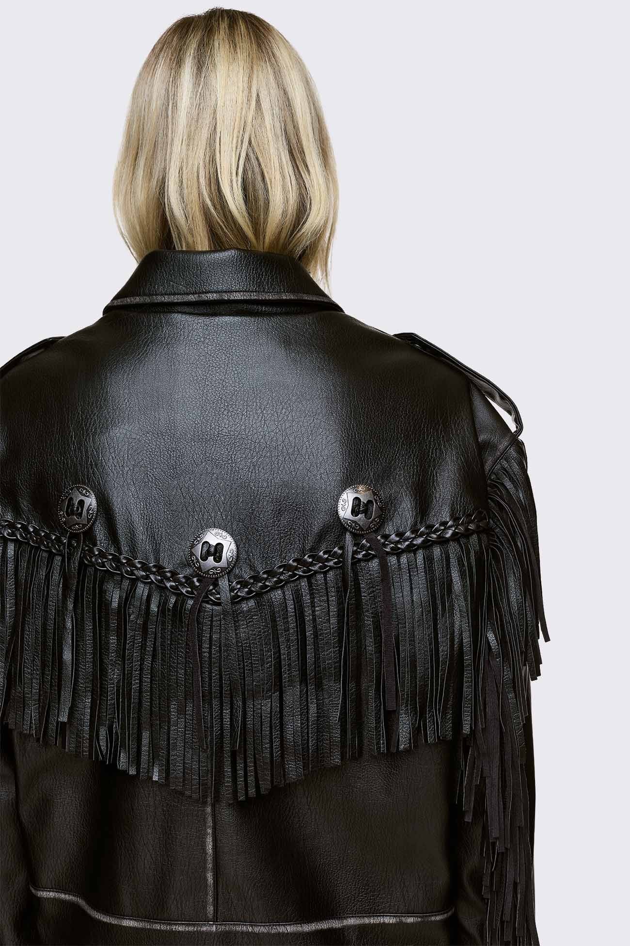 Nomad Fringe Biker Jacket - Image 5