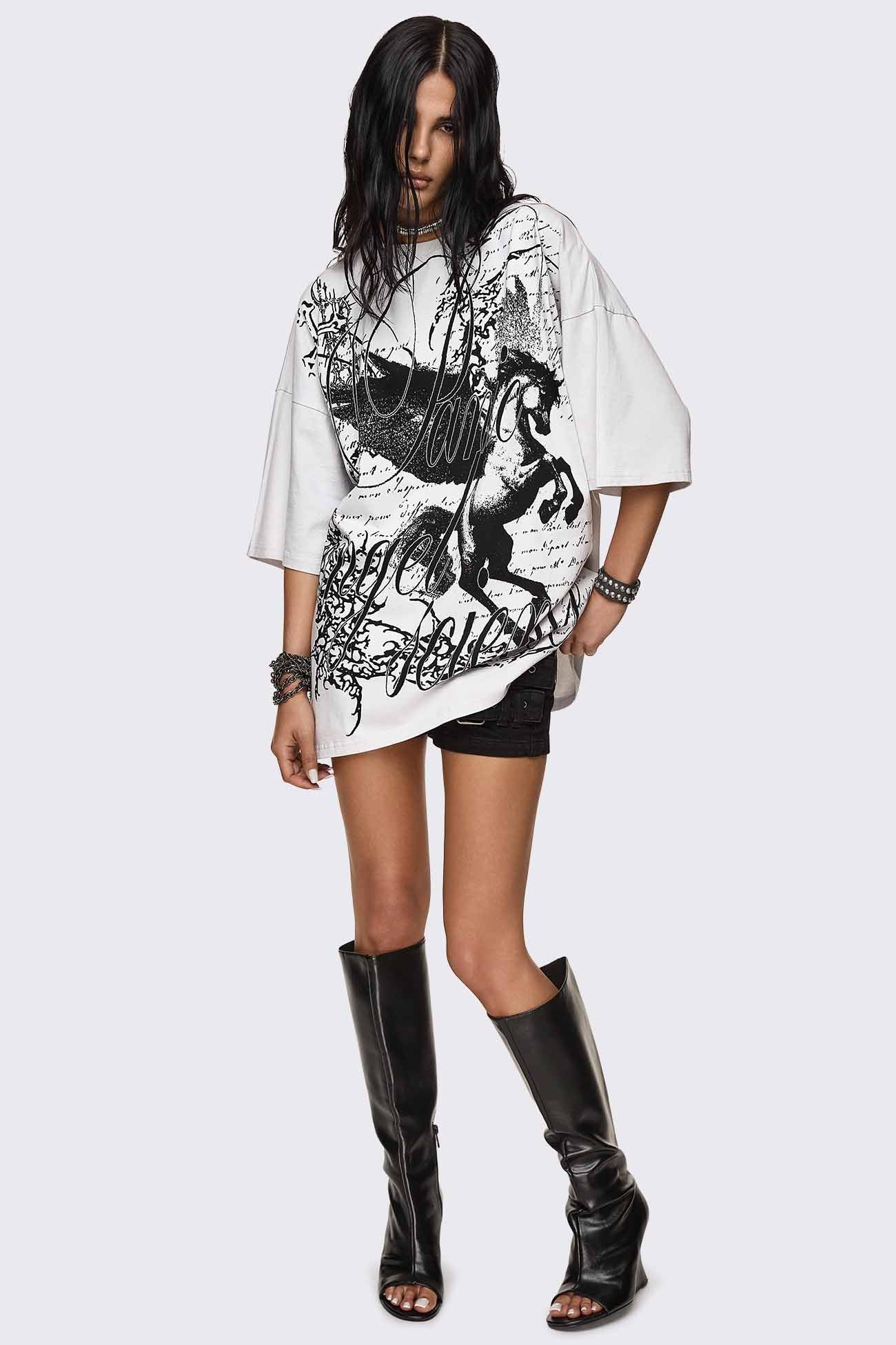 Panic Angel Graphic T-Shirt - Image 4