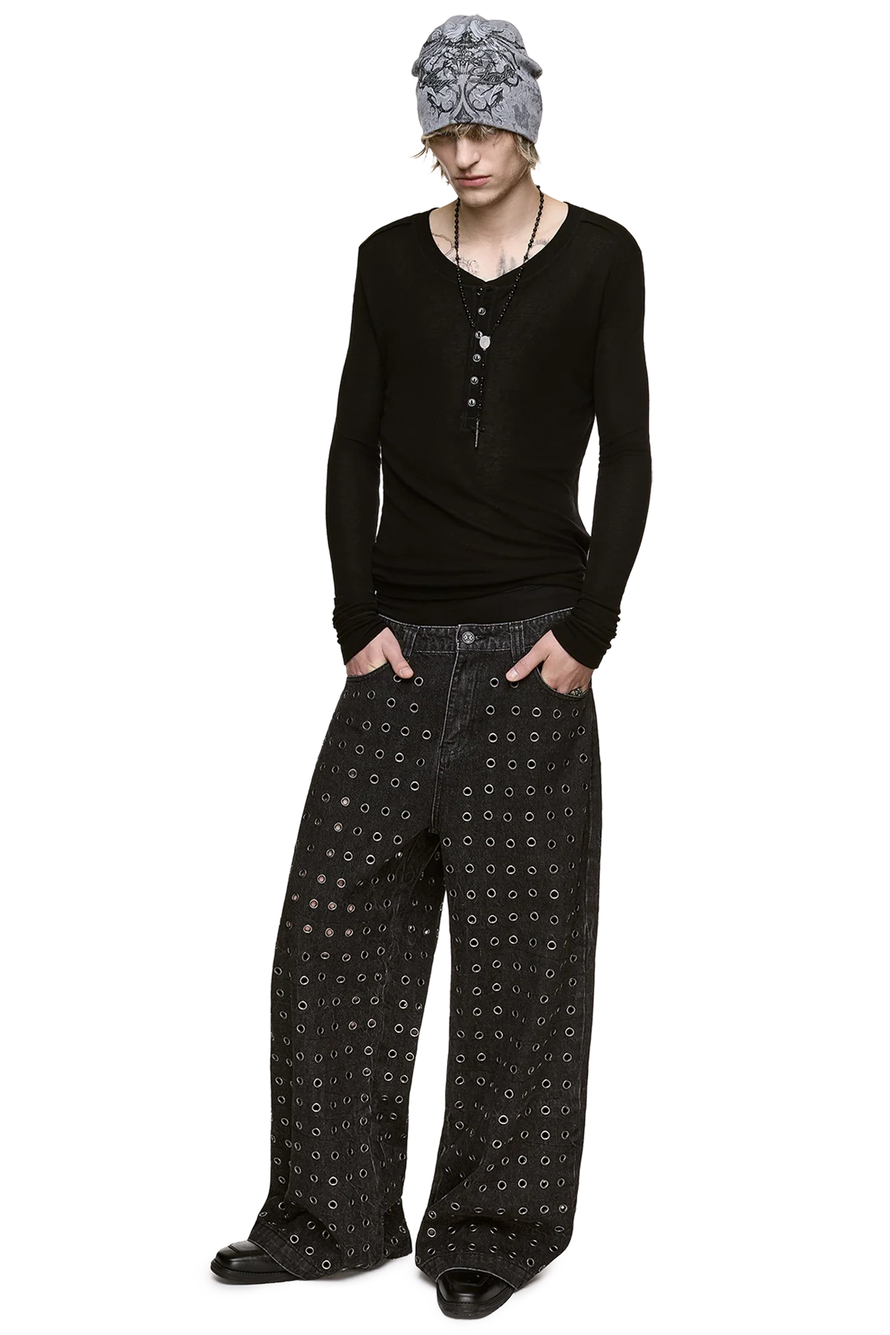 Rogue Black Baggy Jeans - Image 3
