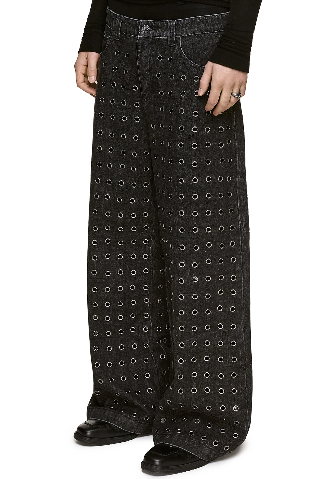 Rogue Black Baggy Jeans - Image 4