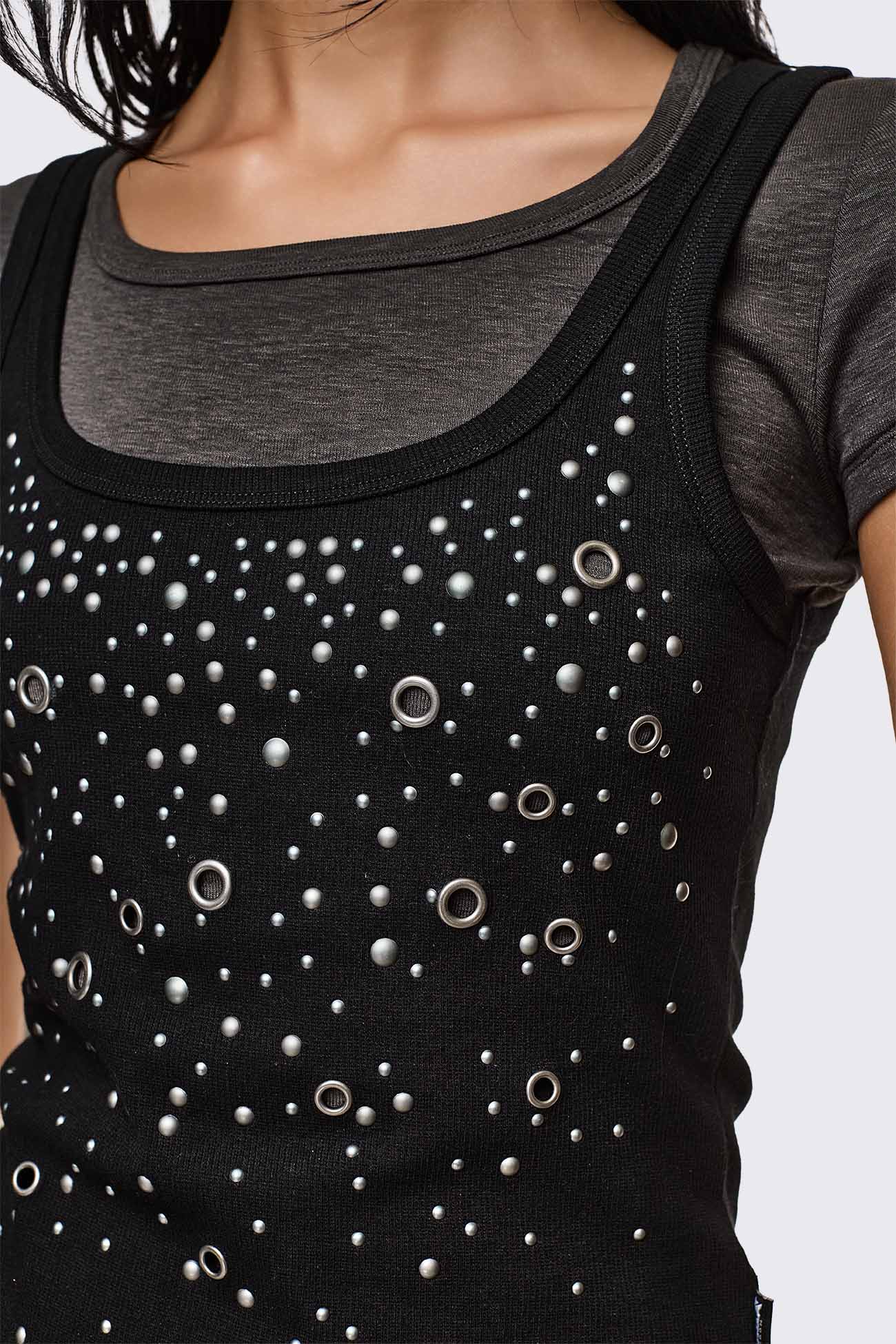 Rumour Layered Studded Top - Image 3