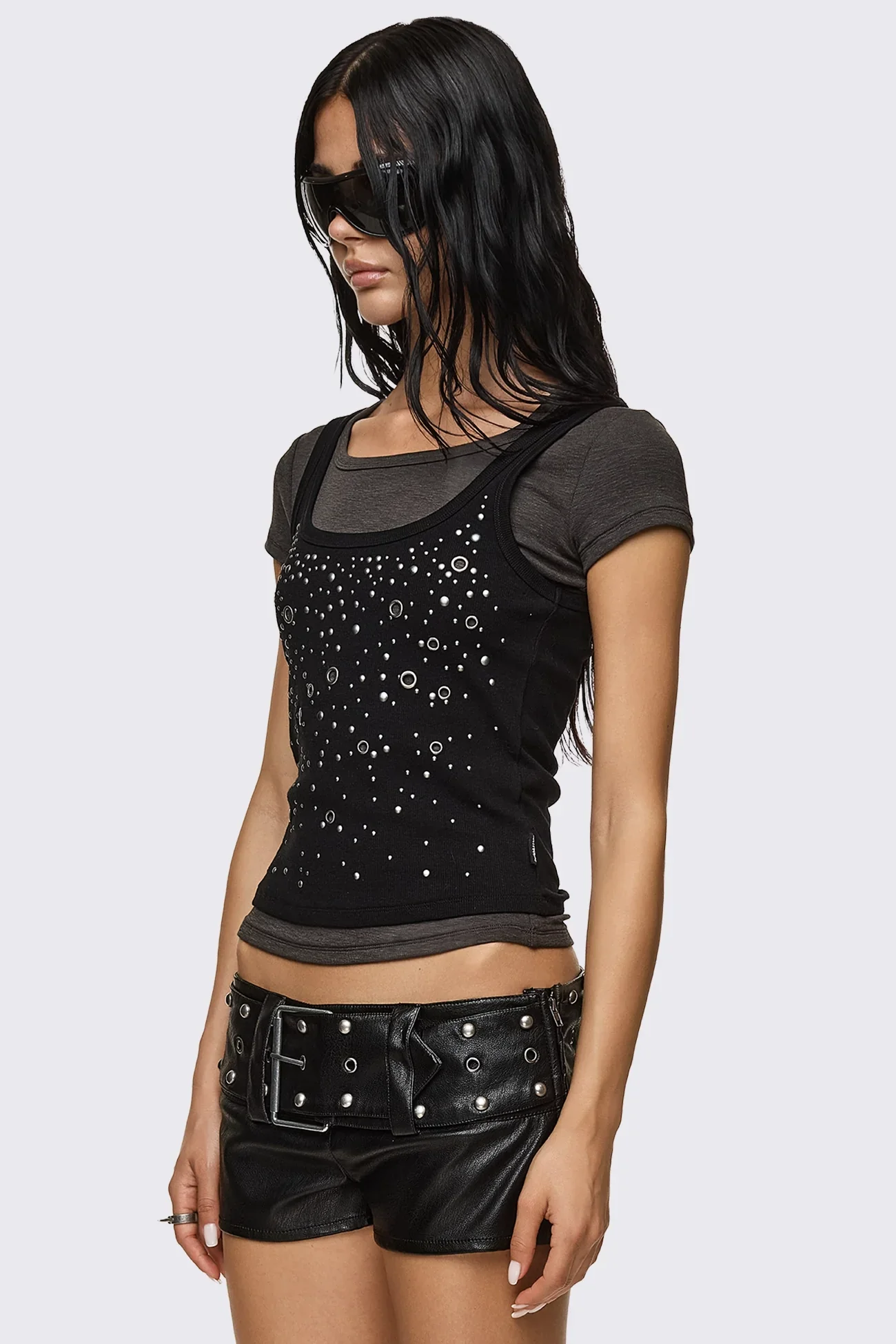 Rumour Layered Studded Top - Image 4