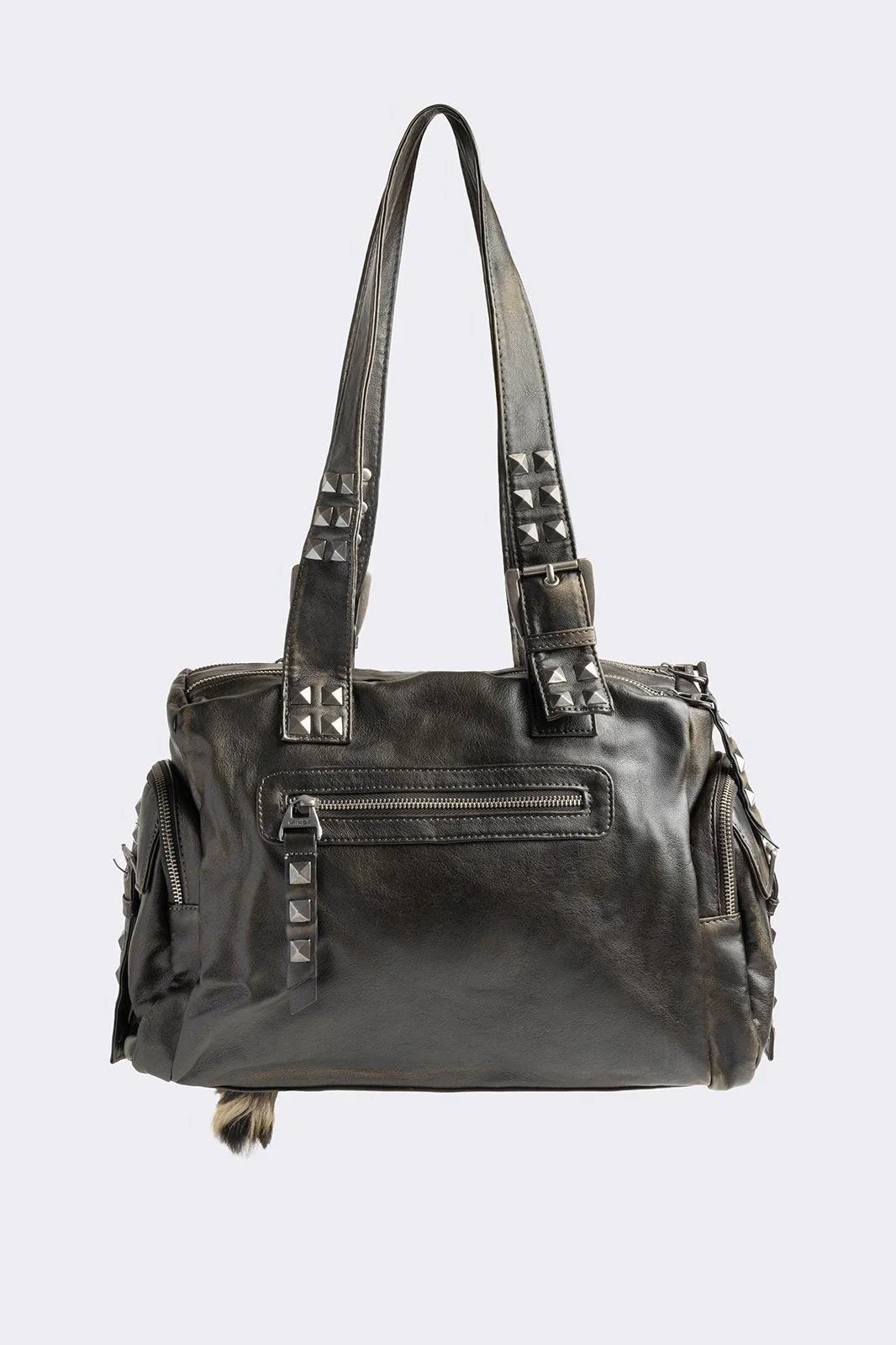 Sharp Faux Leather Shoulder Bag - Image 6
