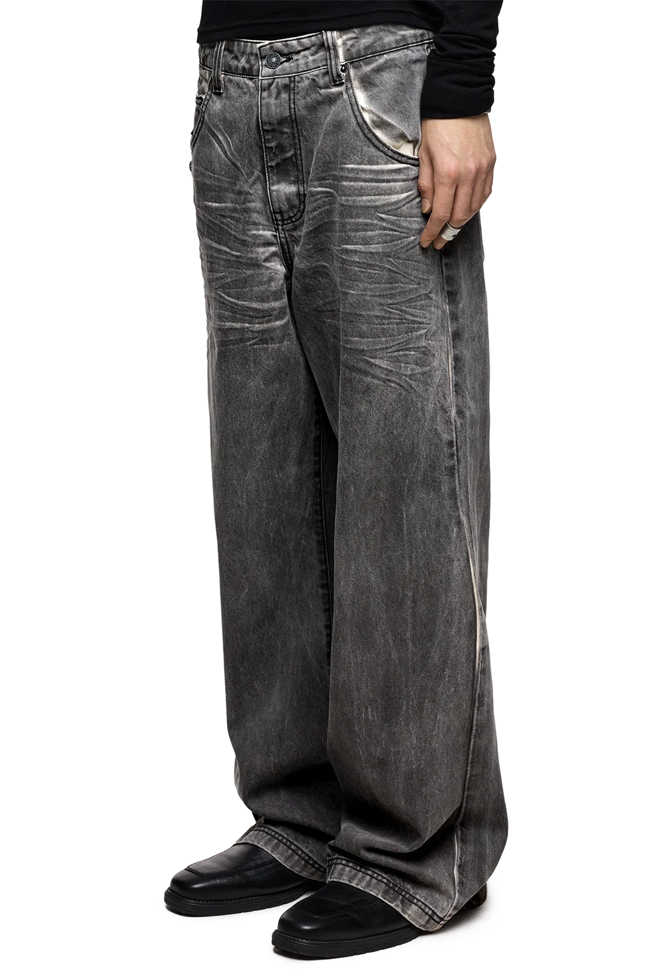 Smoke Baggy Jeans - Image 4