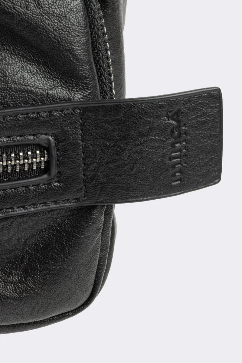 Soot Faux Leather Shoulder Bag - Image 9