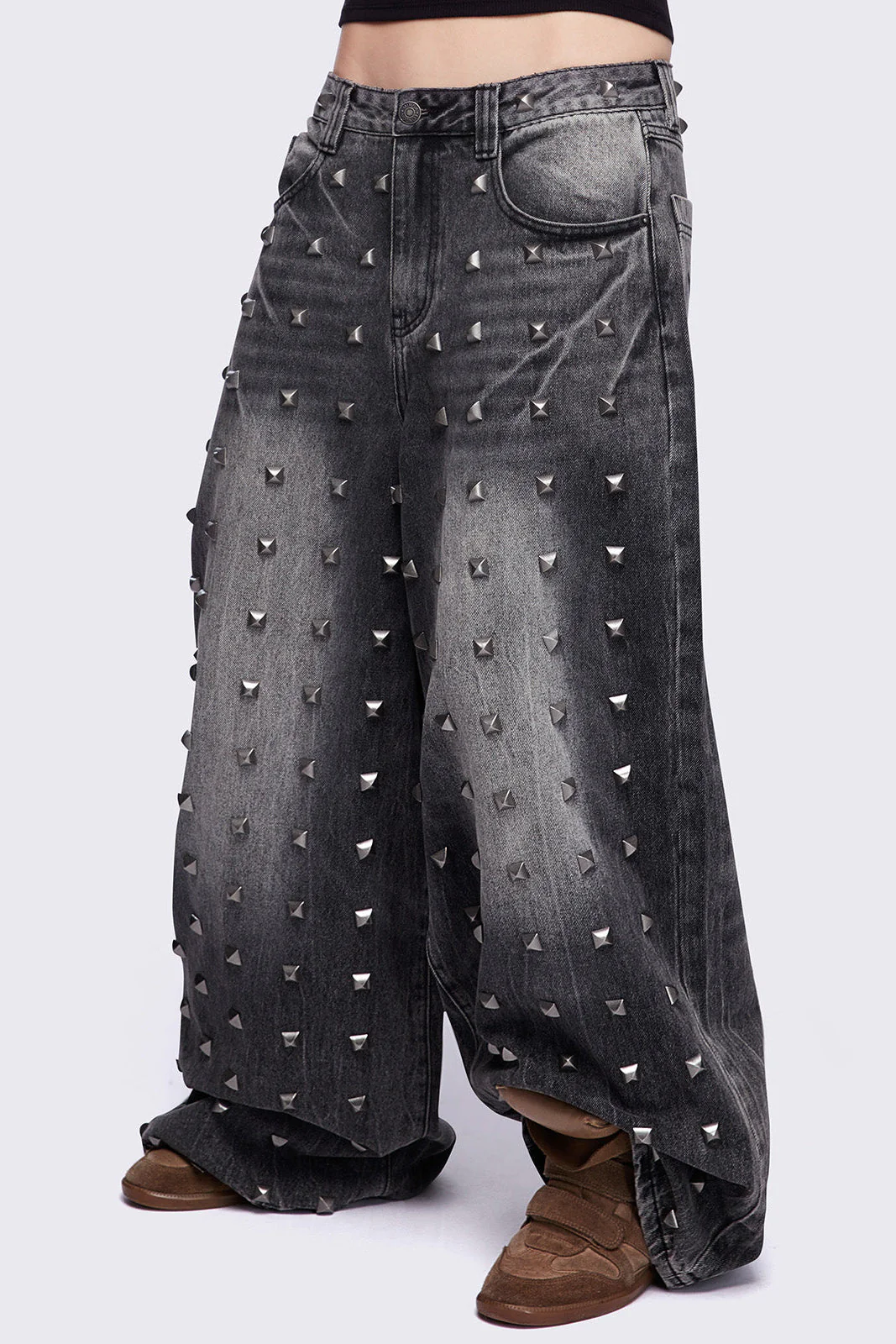 Studded Super Baggy Jeans - Image 3