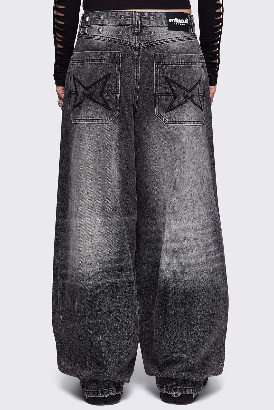 Studded Super Baggy Jeans - Image 4