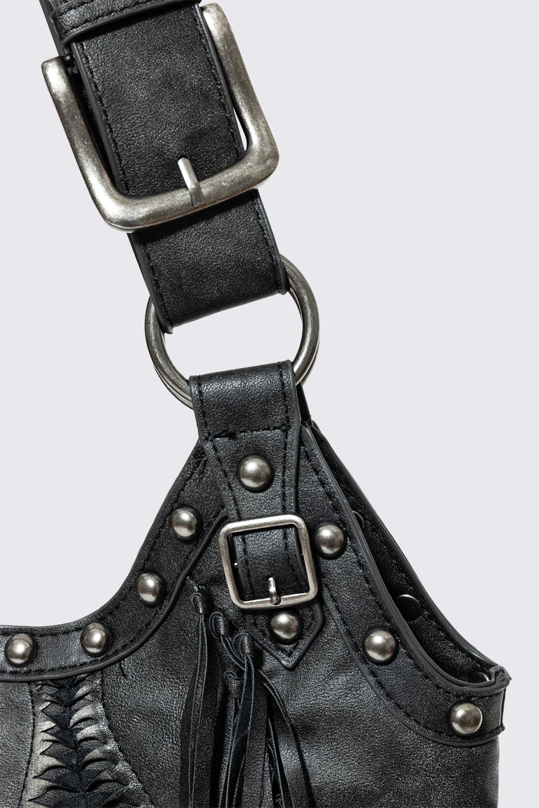 Suki Fringe Faux Shoulder Bag - Image 9