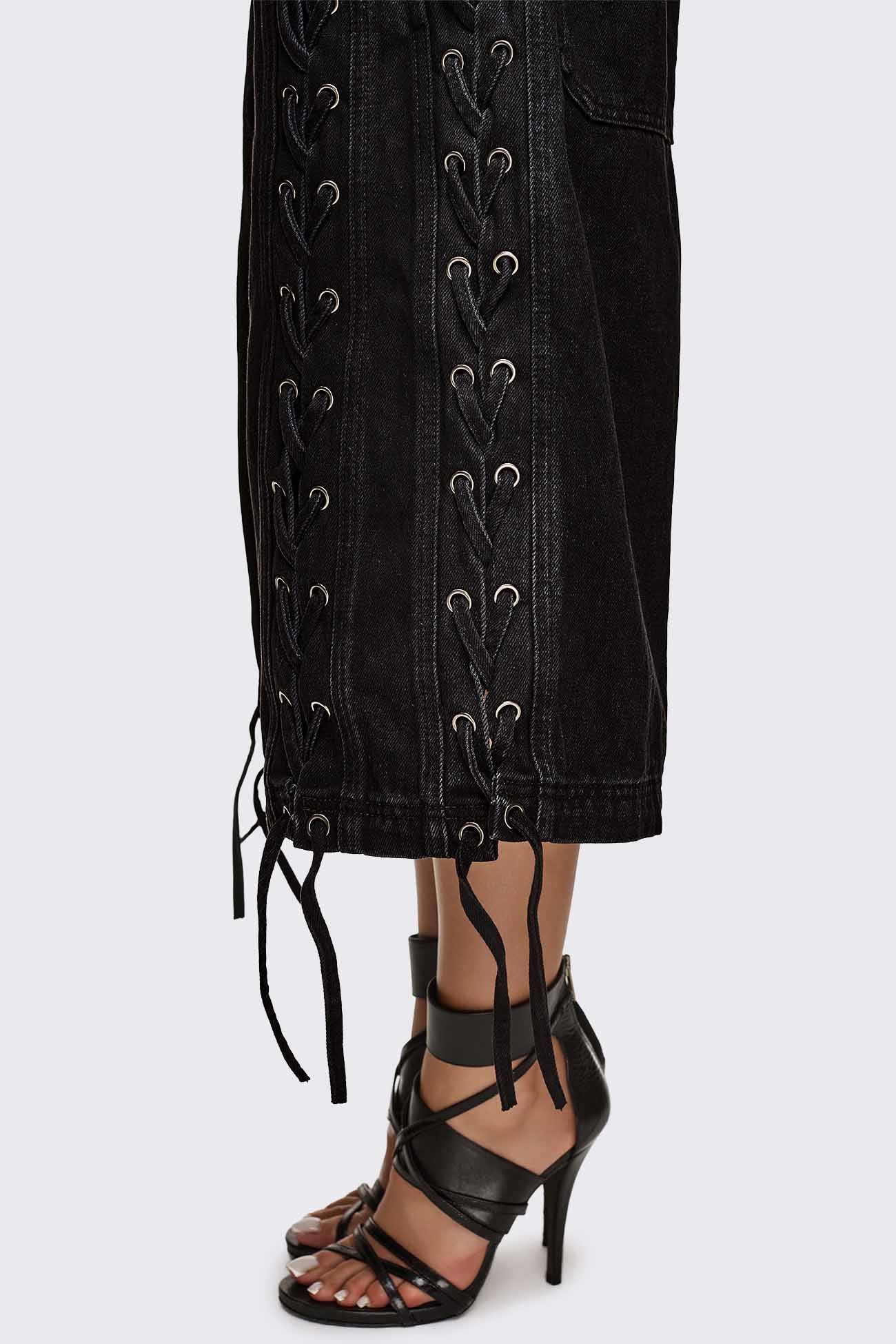 Tension Lace-Up Jorts - Image 5