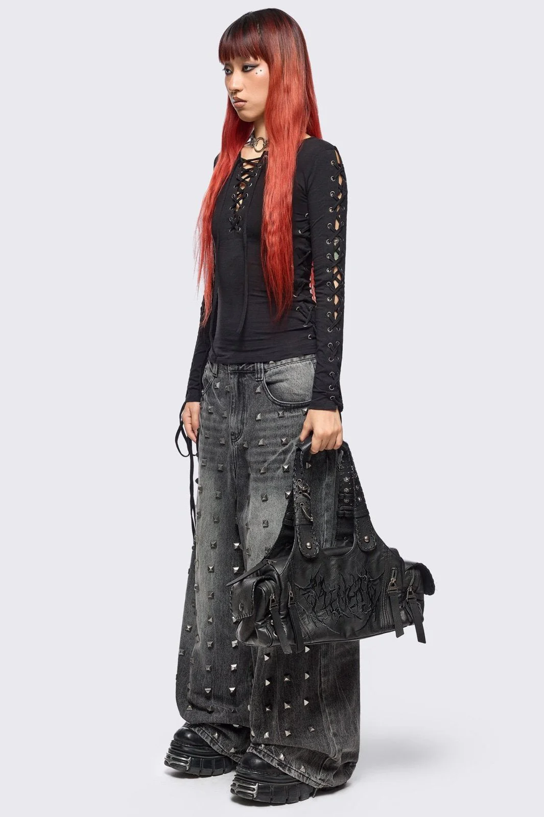 Xyra Faux Leather Shoulder Bag - Image 5