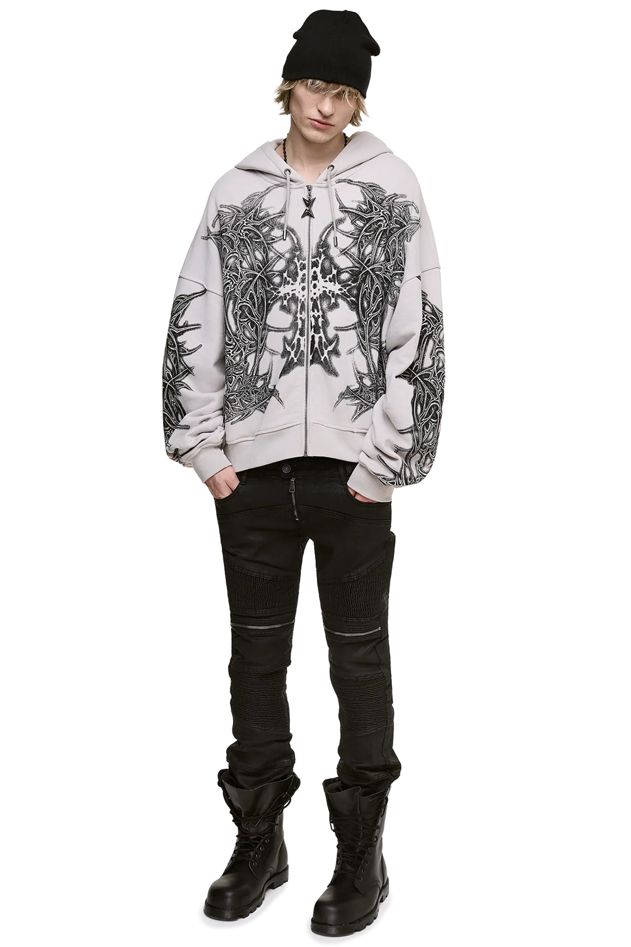 Zyre Zip Up Hoodie - Image 3